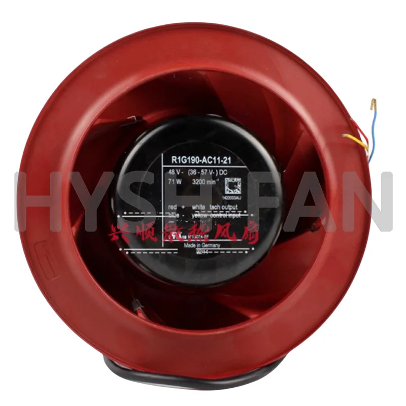 오리지널 R1G190-AC11-21 M1G074-BF 원심 냉각팬 48V 71W
