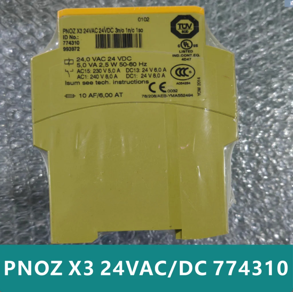 PNOZ X3 24VAC DC 774310 오리지널 안전 릴레이 신