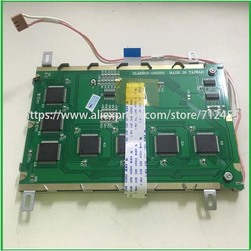 5.7 인치 TW-22 94V-0 HLM8619 Hosiden HLM8620 OP25 OP27 하게 호환되는 LCD screen.8080 평행 14pin 디스플레이