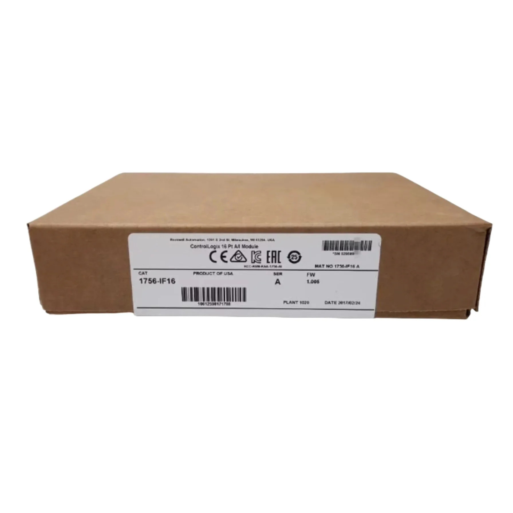 원본 1756-IF16 PLC 이더넷.