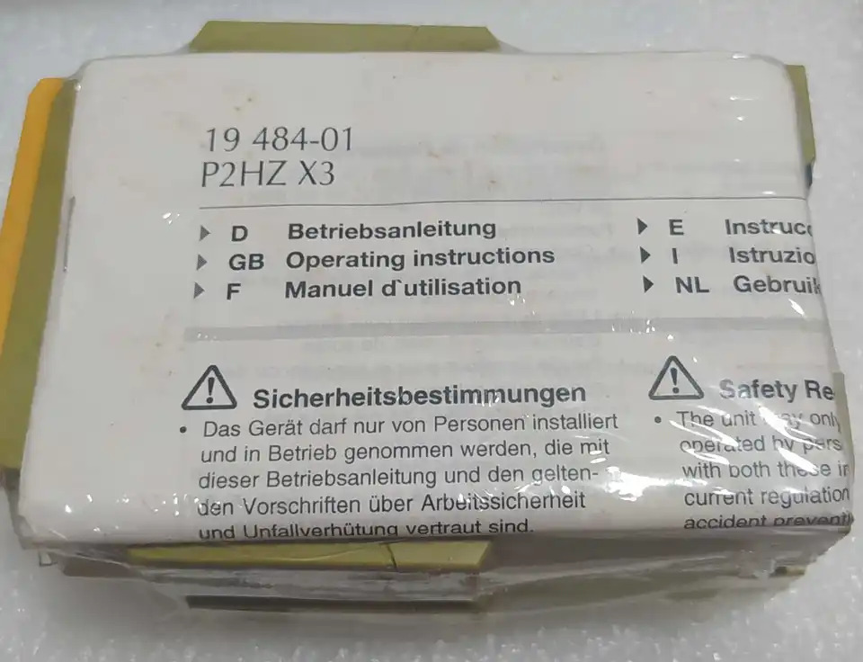 PILZ 안전 릴레이 P2HZ X3 일련 774350 신