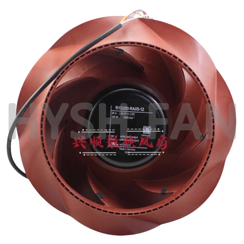오리지널 R1G250-RA05-12 방수 냉각팬 48V 105W IP44