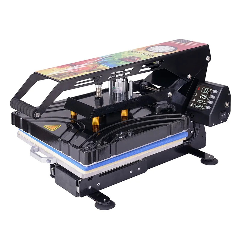 Freesub 38x38 열 프레스 기계 15x15 자동 열기 t 셔츠 인쇄기계 P3800