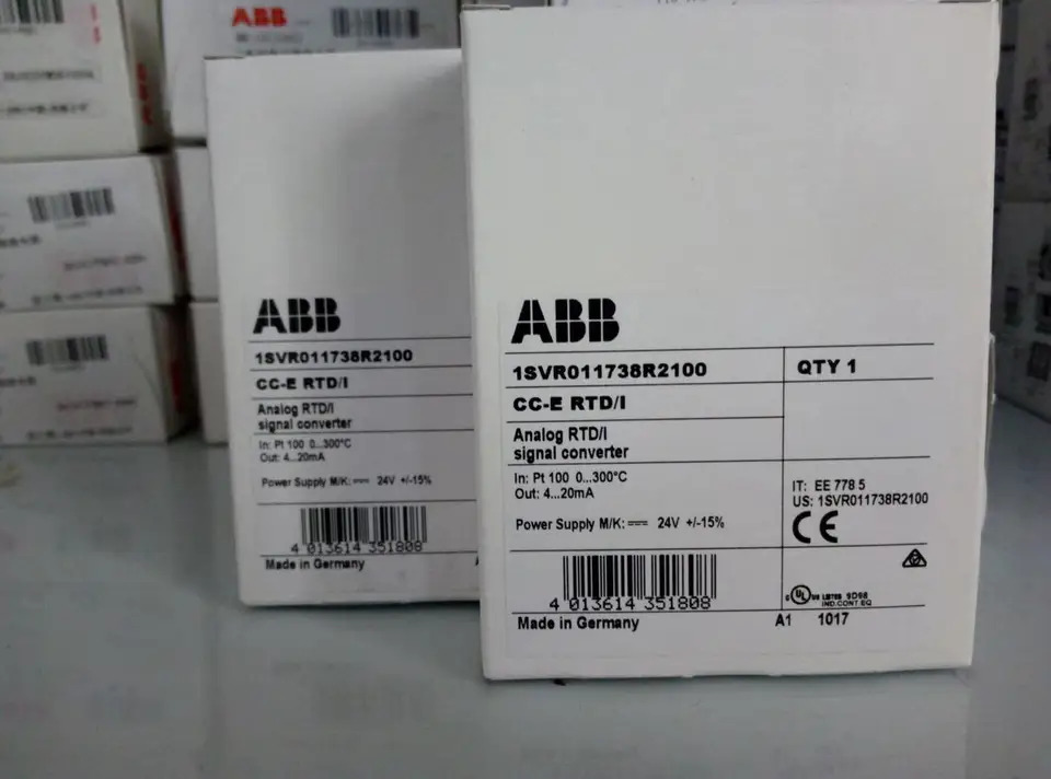 오리지널 ABB 아날로그 신호 변환기 CC-E RTD/I 신