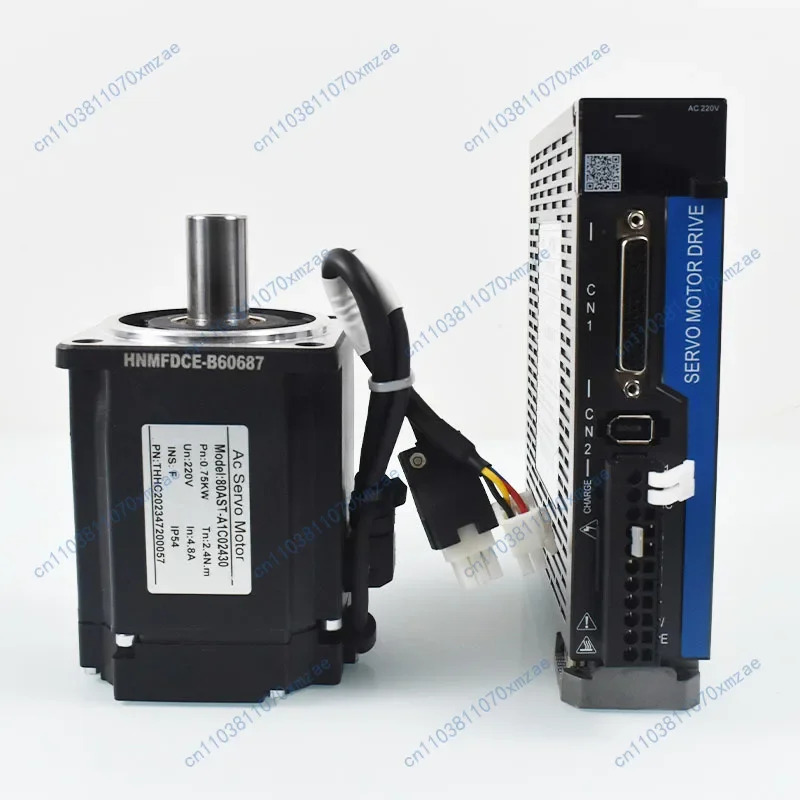 자기 동기식 AC 영구 자석 서보모터 드라이버 모터 세트 200W400W600W75