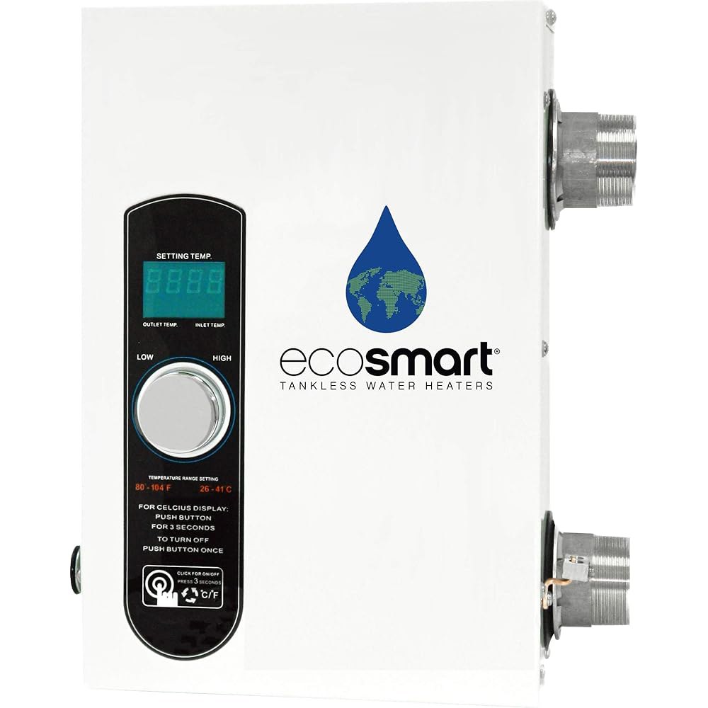 에코스마트 스마트 풀 18 전기 탱크리스 히터, 18kW, 240볼트, 75암페어(자가 변조 기술 포함) Smart POOL 18 - 상품 이미지