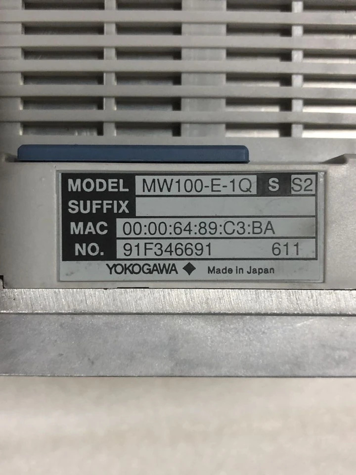 YOKOGAWA 요코가와 모듈 MW100-E-1Q 오리지널