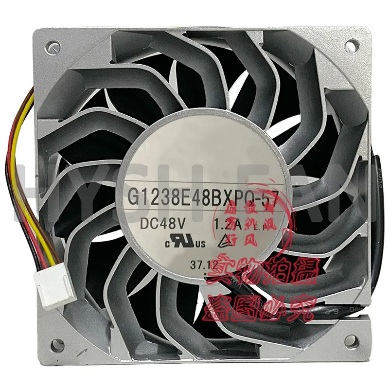 G1238E48BXPQ-57 4핀 PWM 냉각팬 48V 1.2A 12038