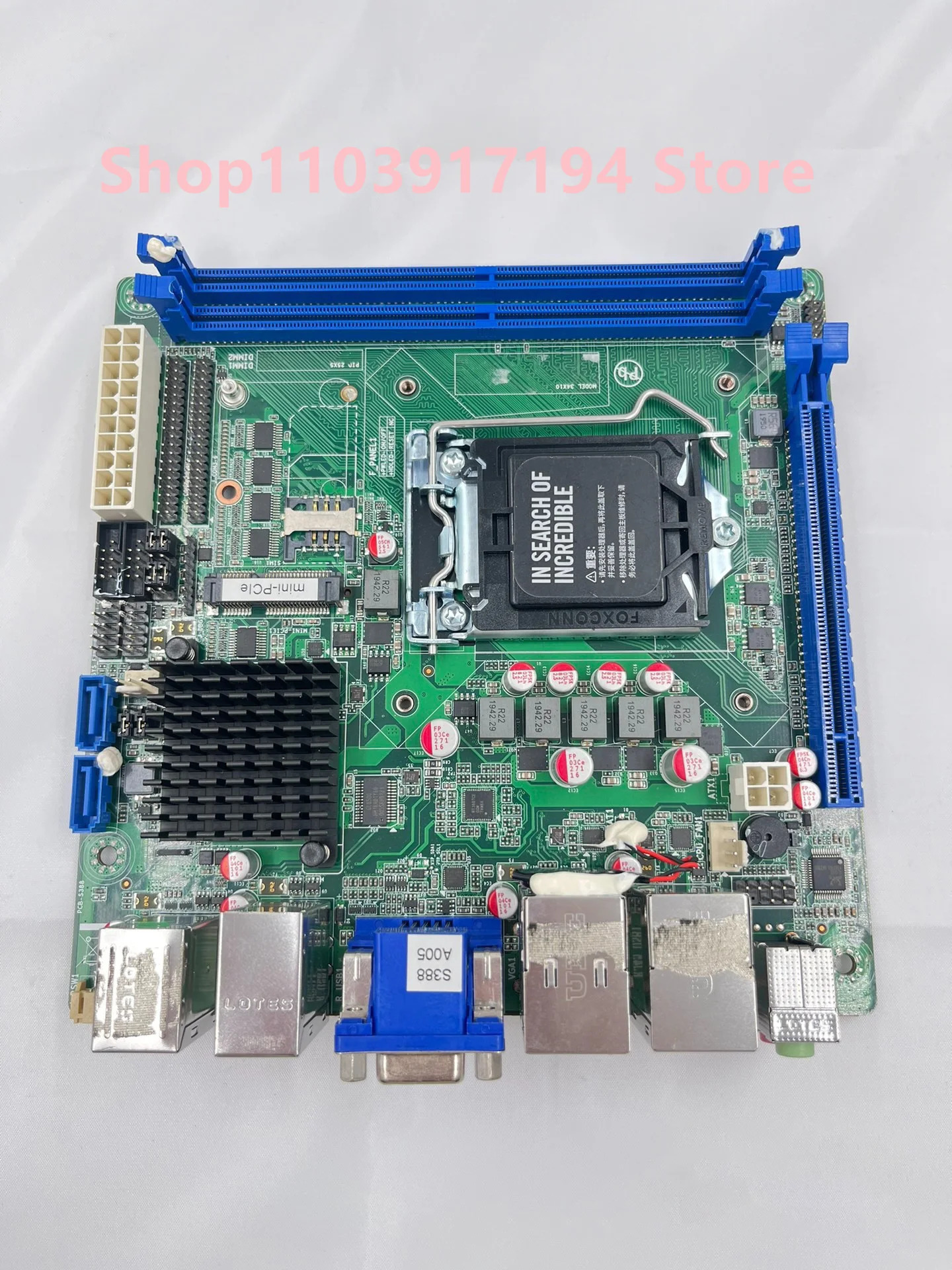 Seo SV1-H312 듀얼 기가비트 네트워크 카드 다직렬 마더보드 ITX H310