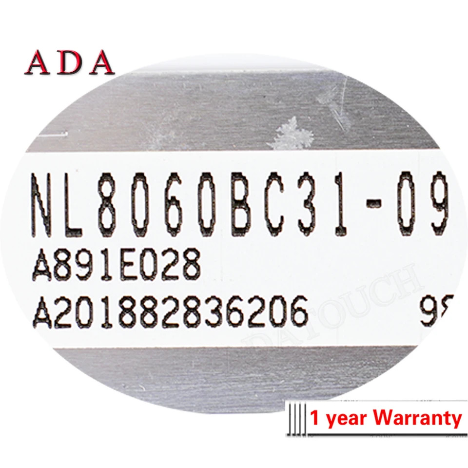 NL8060BC31-02 NL8060BC31-09 LCD 디스플레이 패널 신 오리지널