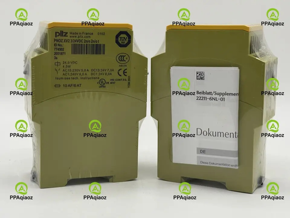 PILZ 774502 PNOZ XV2 안전 릴레이 3/24VDC 2n/o t