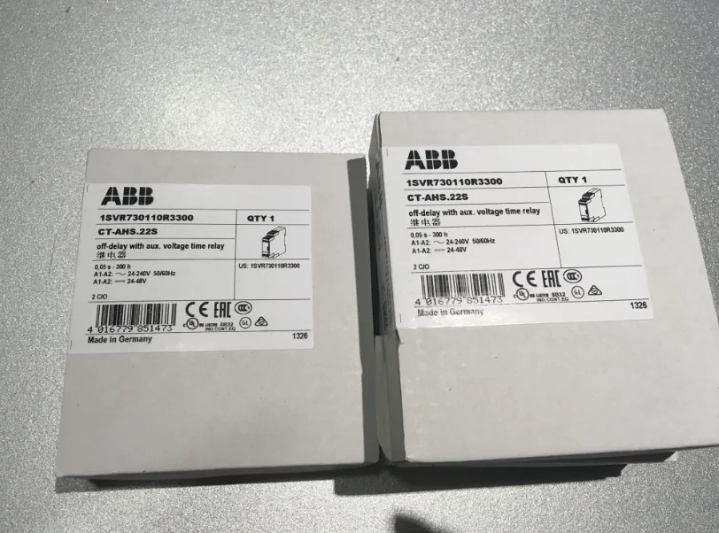 오리지널 ABB 타임 릴레이 CT-AHS.22S 24-48VDC 24-240VAC 신