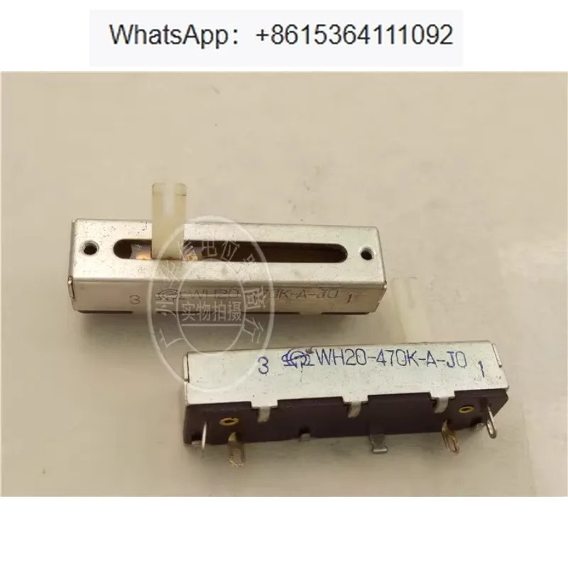 10Pcs WH20-470K-A 470KA 5 cm 단일 페이더 전위차계