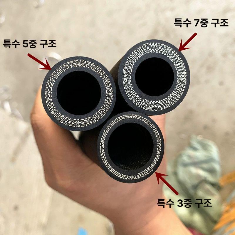 에어호스 샌드블라스트 고압 고무호스 삼중 보강 내마모성 연마기 파이프 - 상세 이미지 5