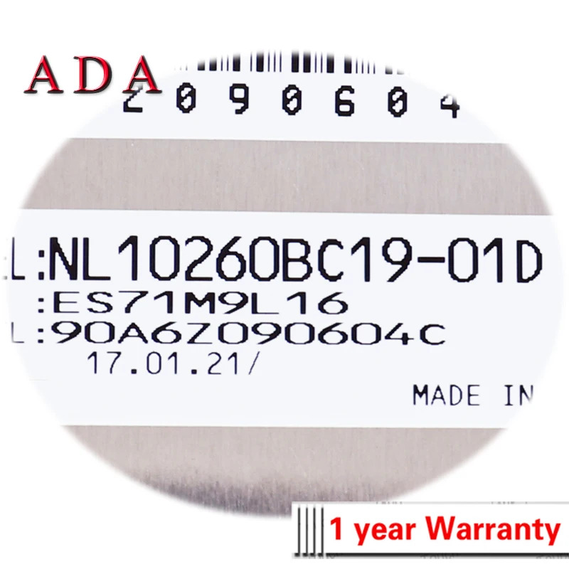 NEC NLT NL10260BC19-01D LCD 디스플레이 패널 신 오리지널