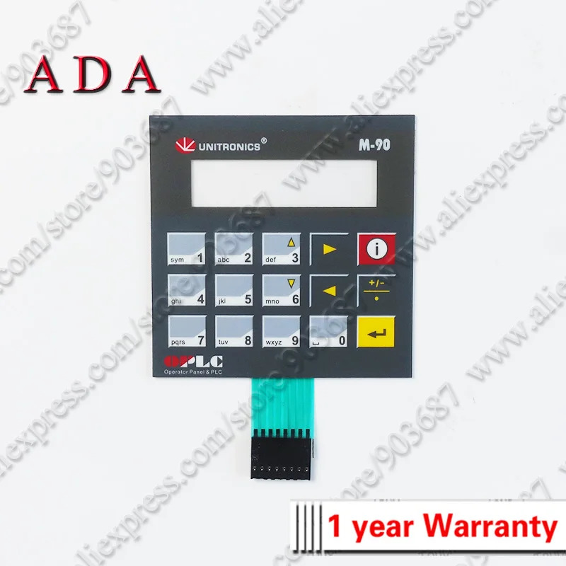 UNITRONICS M-90 멤브레키패드 키보드 스위치 M91-2-R1 M91-2-UN2 M90-19-B1A M91-19-TC2