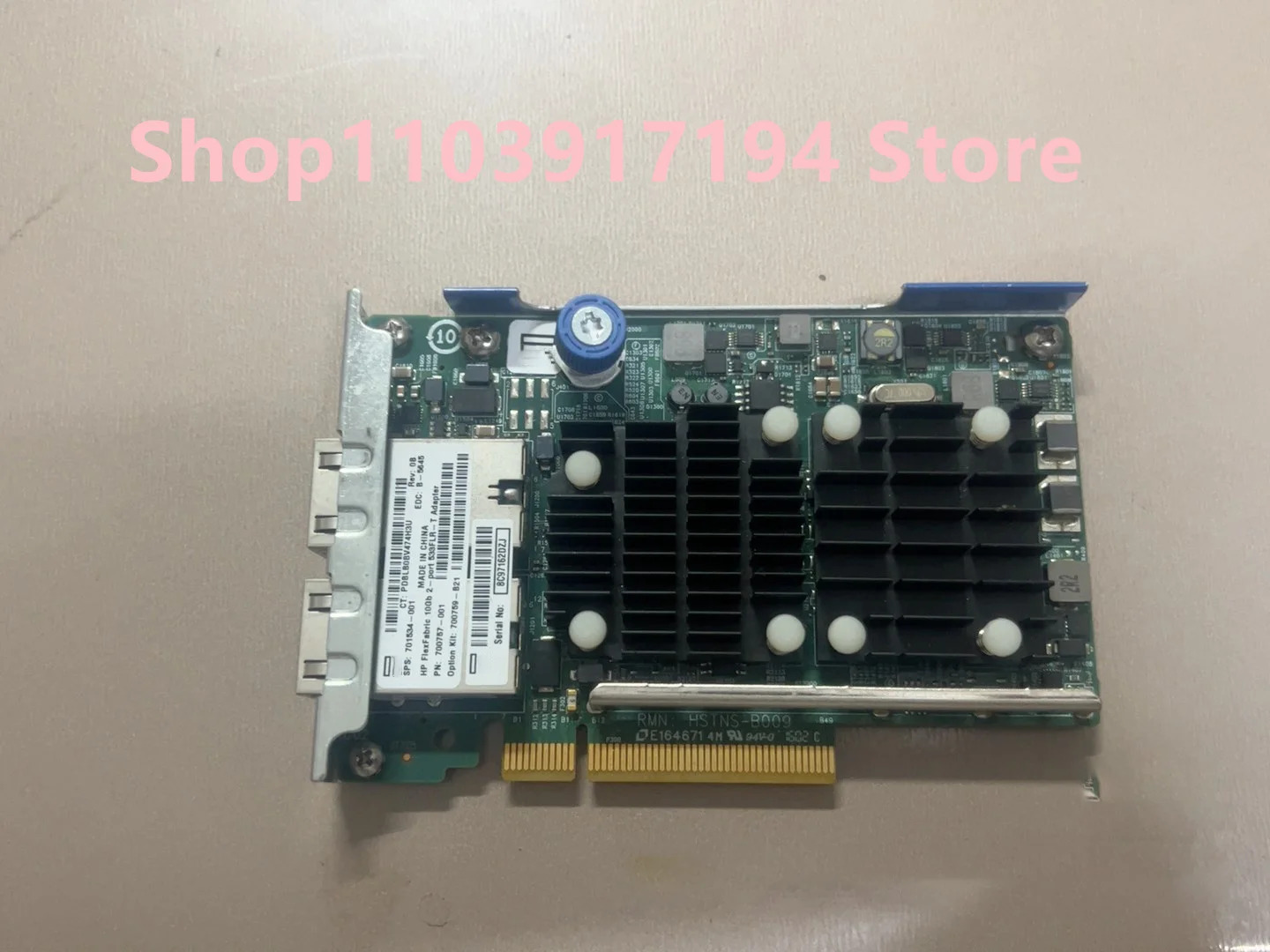 hp호환경우 700759 -B21 700757 -001 701534 533FLR-T 10GB 10기가비트 네트워크 카드
