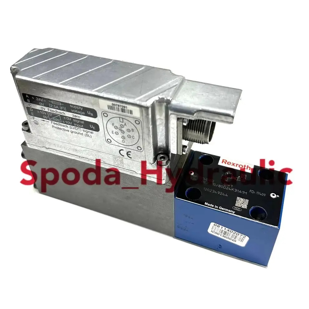 DBETBEX-1X/80G24K31A1M 0811402072  Rexroth 유압 비례 밸브 DBETBEX-10/80G24K31A1M