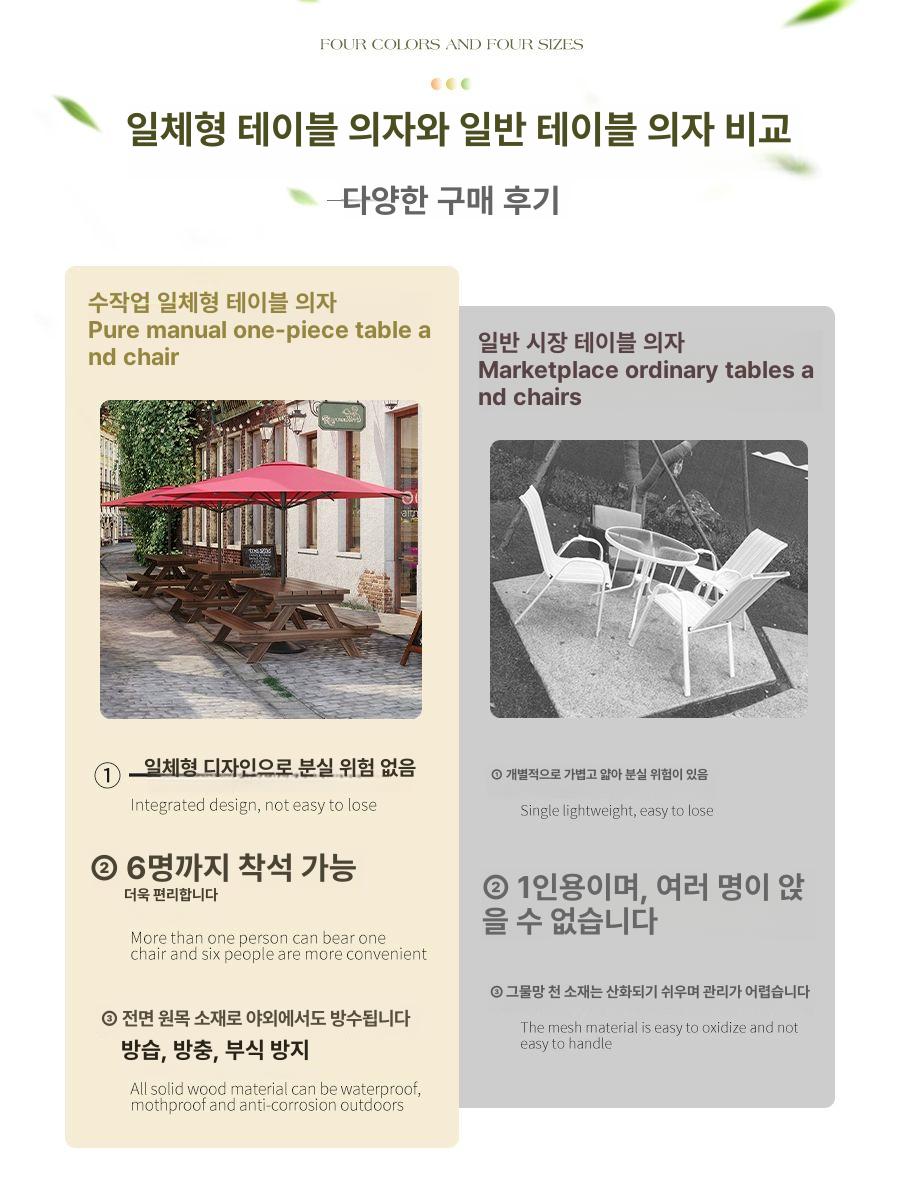 8인용 식탁 야외용 엔틱 발코니 정원 파티오 원탁 원형테이블 주물테이블세트 빈티지 - 상세 이미지 4