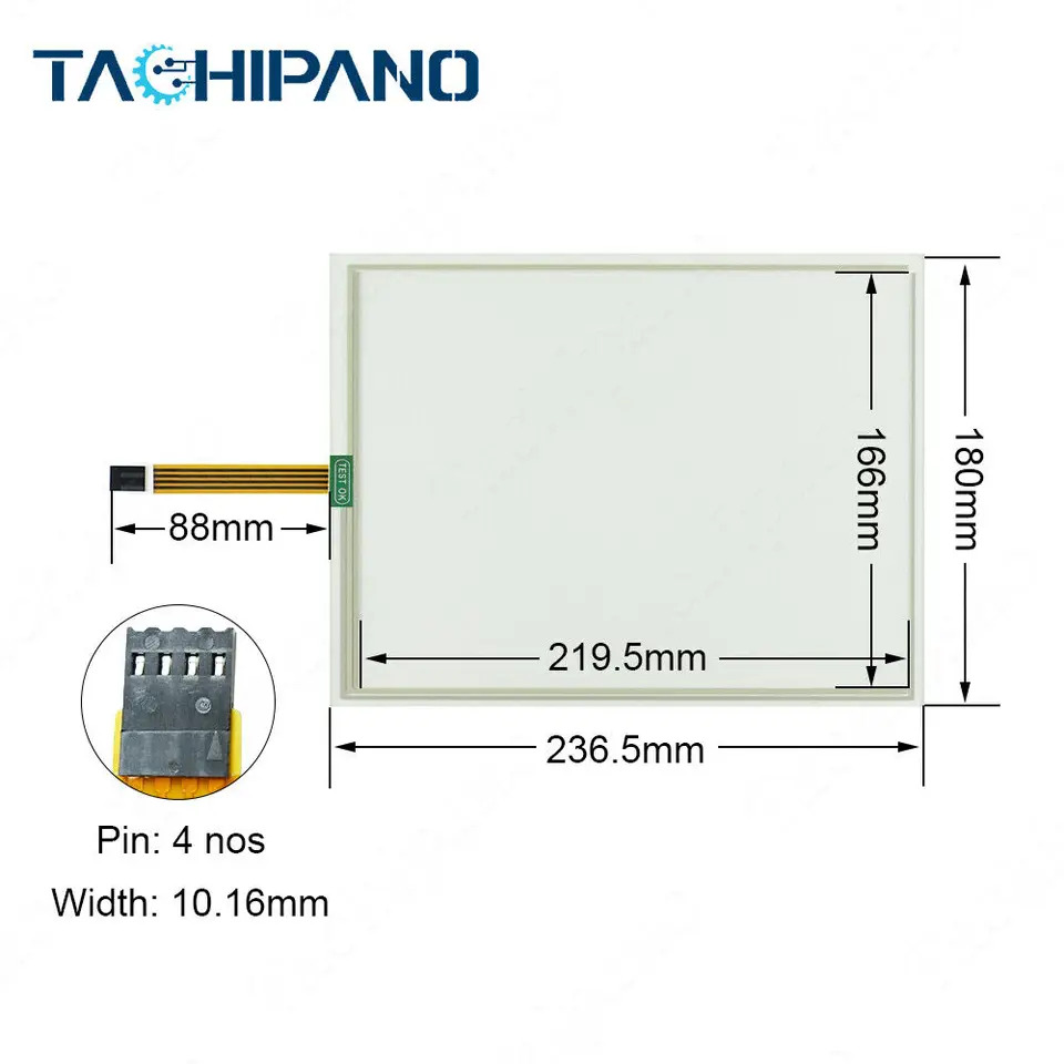 전면 오버레이 터치 스크린 패널 Microinnovation XV-440-10TVB-1-10