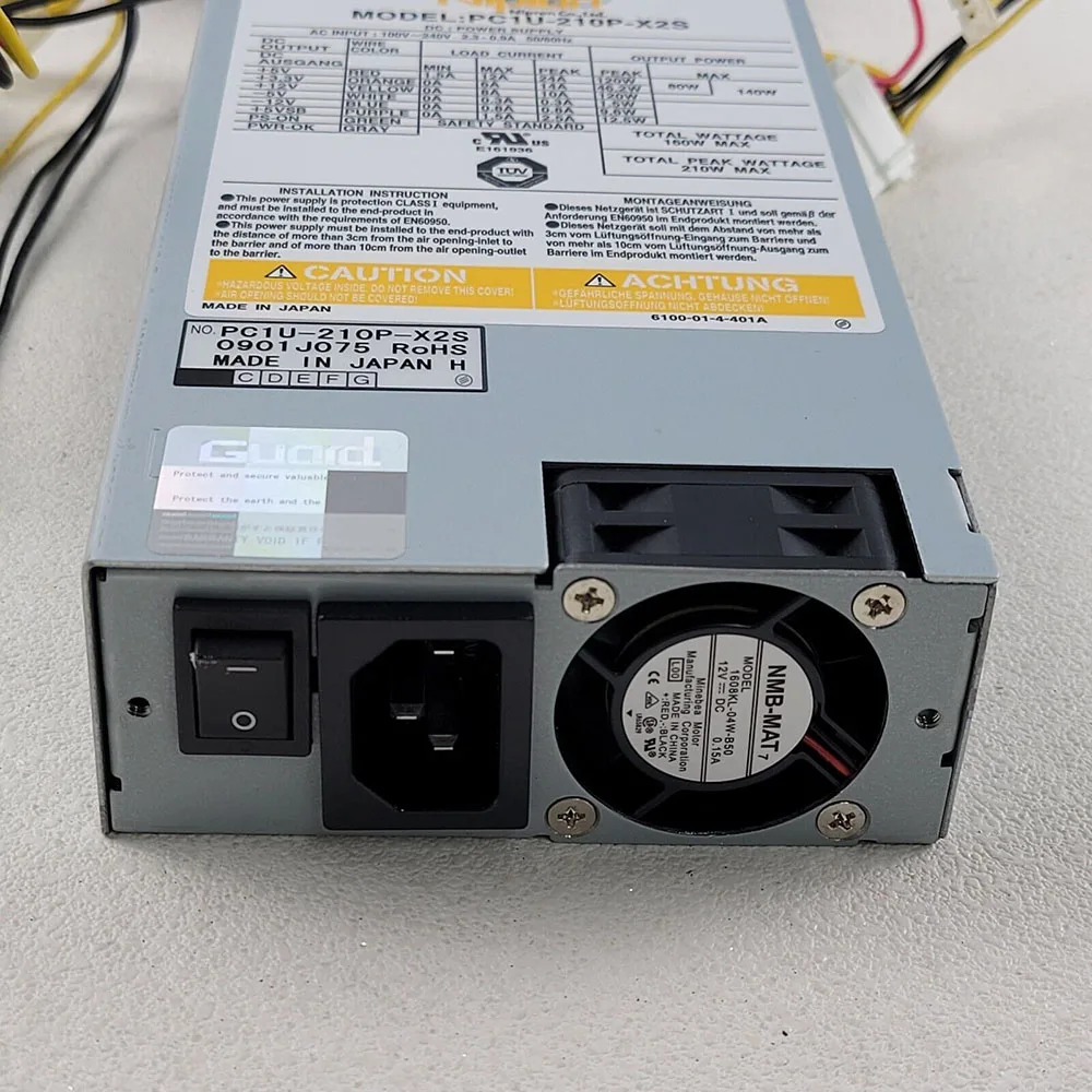 PC1U-210P-X2S 210W 산업제어 전원공급장치 Nipron용으로 작동