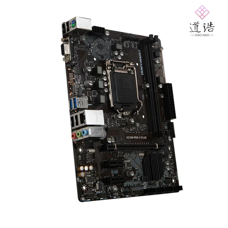 H310M PRO-V PLUS 마더보드32GB 지원 대 CPU LGA 1151 DDR4 H310 메인보드 완전 작동 리퍼