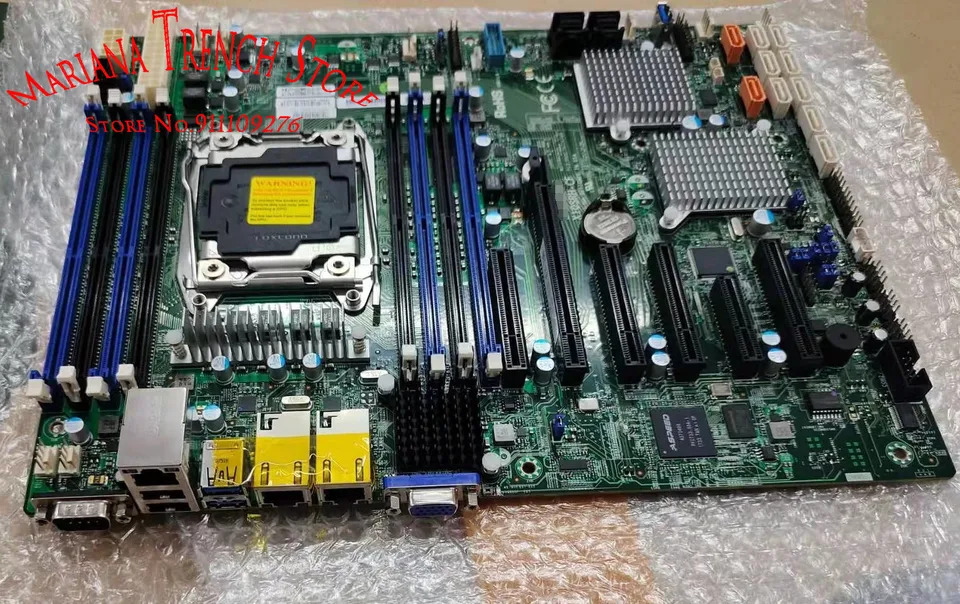 슈퍼마이크로 마더보드X10SRH-CF LGA2011 E5-1600/2600 V3/V4 패밀리 프로세서 DDR4 ECC i350-AM2 듀얼 포트 GbE LAN