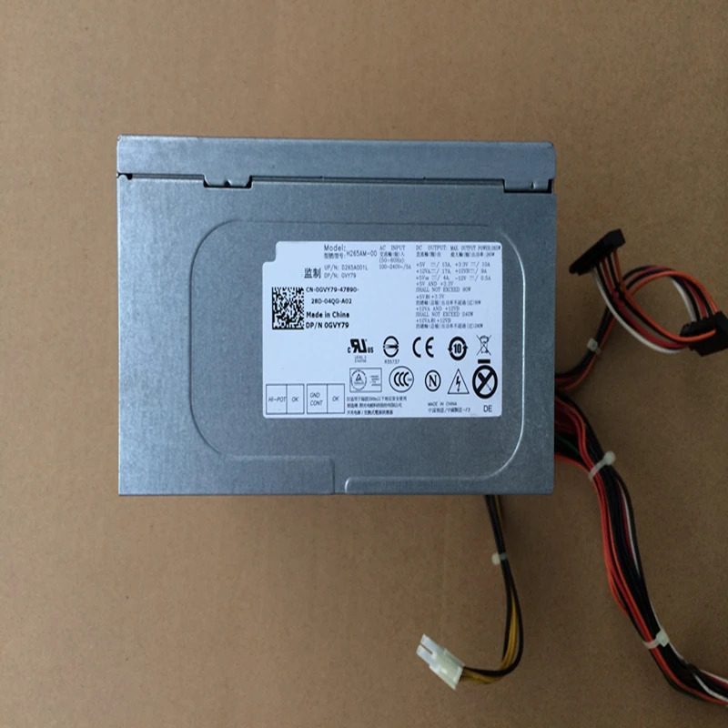 델 390 790 990 9010MT T1600 7010 3010 265W 전원공급장치 AC265AM-00 H265AM-00 L265AM-00 L265EM-00 GVY79 PSU