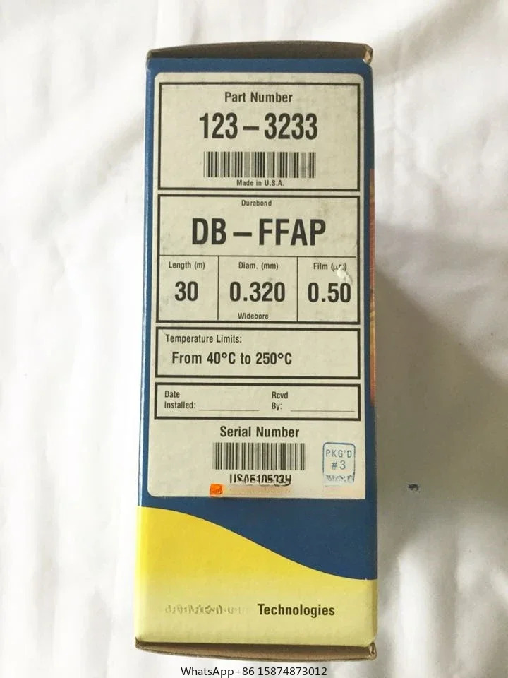 Agilent GC 럼 DB-FFAP 123-3233 30m 0.32mm 0.50u