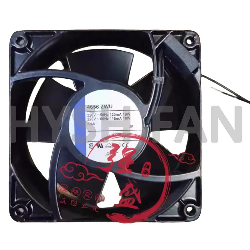 4656 ZWU 금속 알루미늄 기계 냉각팬 220V 19 W 18W 120 mA 115mA 신