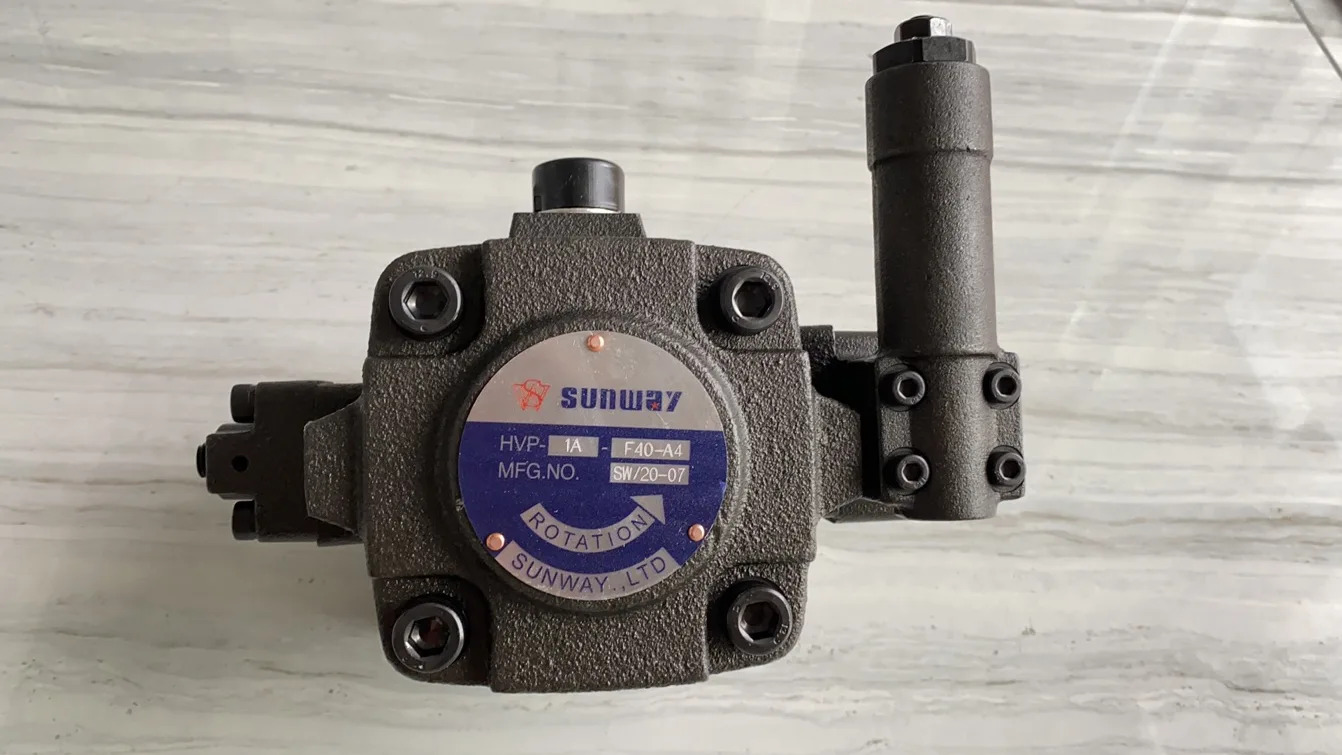 SUNWAY 베펌프 유압 펌프 HVP-1A-F40-A4 MFG.NO. SUNWAY.LTD SW/20-07