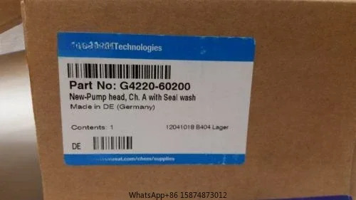 Agilent A 채널 펌프 헤드 도장 워시 G4220-60200 포함