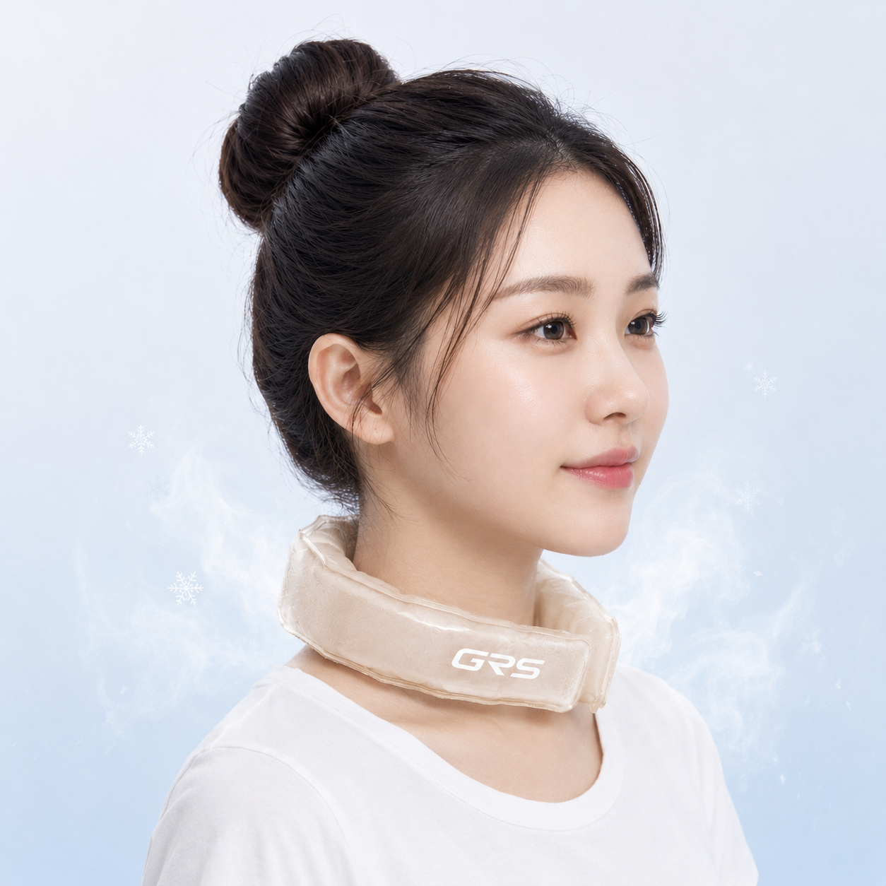 GRS 넥쿨러 와이드 아이스 쿨스카프 넥밴드 쿨링 냉감스카프 얼음목걸이 여름필수템 - 상세 이미지 2