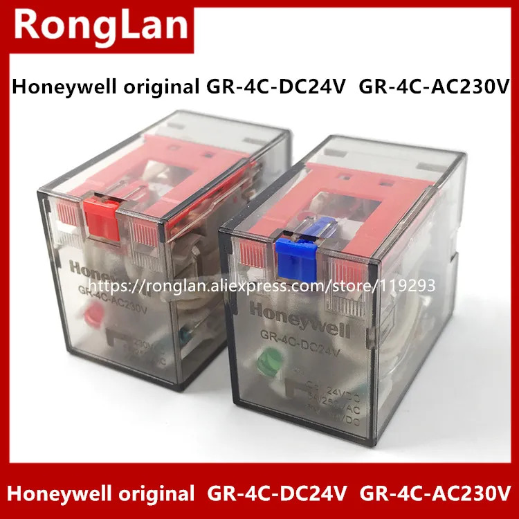 Honeywell 릴레이 GR-4C-DC24V DC24V GR-4C-AC230V AC230V 14 피트 4CO 5A-10PCs