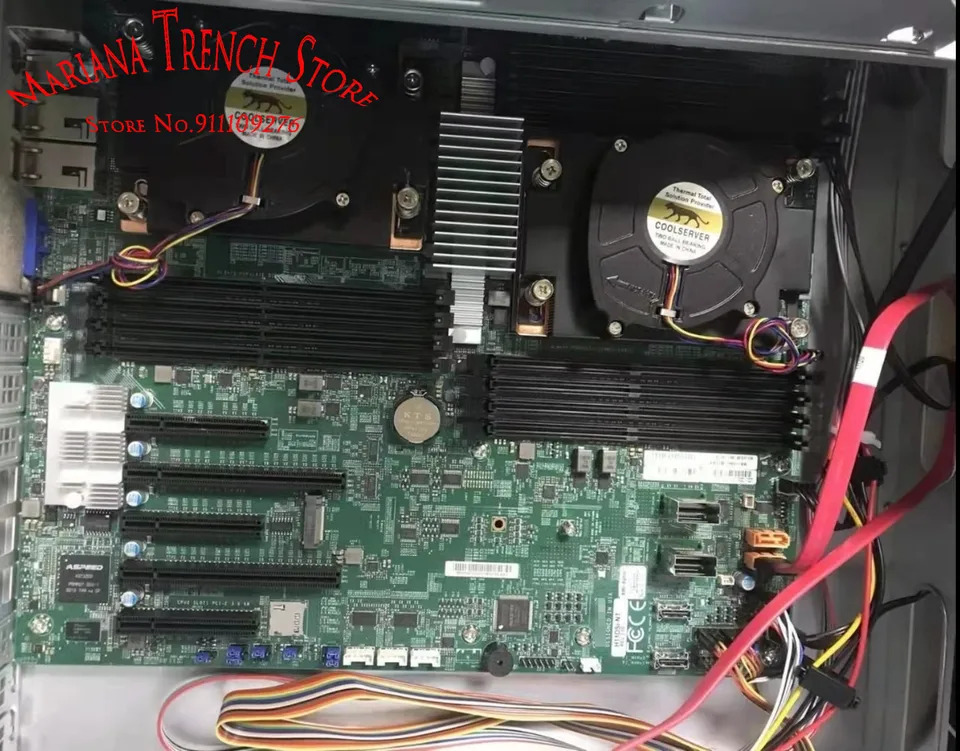 슈퍼마이크로 마더보드H11DSi-NT EPYC 7001/7002 시리즈 프로세서ECC DDR4 듀얼 10GBase-T LAN 포트