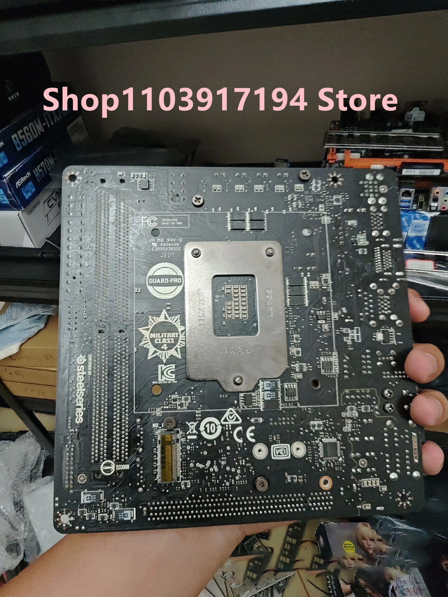 MSI Z170I GNG PRO AC D4 메모리 지지대 6/7 세대 프로세서 6600 7700K 67 CPU