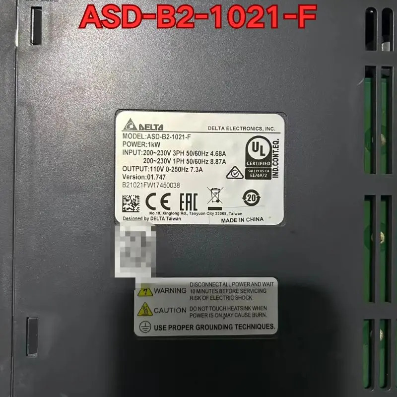 리퍼 ASD-B2-1021-F 서보 드라이브작동 상태