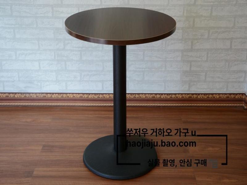 카페 원목 라운드 테이블 소형 미니 우드 티테이블 원형 식탁 공간활용 - 상세 이미지 3
