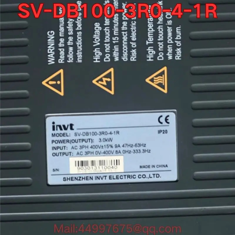 리퍼 SV-DB100-3R0-4-1R 서보 드라이브 기능 리퍼는 정상