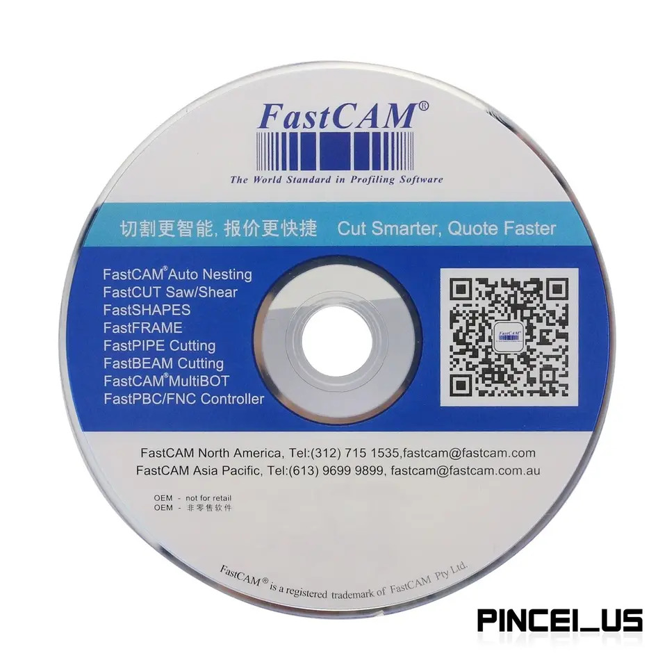 Fastcam 네스팅 소프트웨어 프로 버전 CNC 플라즈마 절단기 pe6