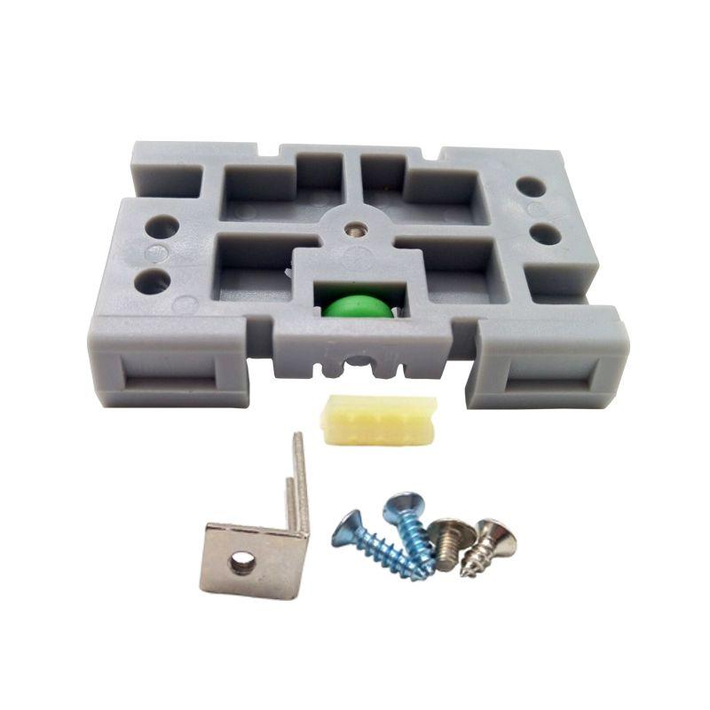 철물 슬라이딩댐퍼 트랙 행거 하드웨어 문짝 도어부속품 휠 미닫이문레일 - 상세 이미지 3