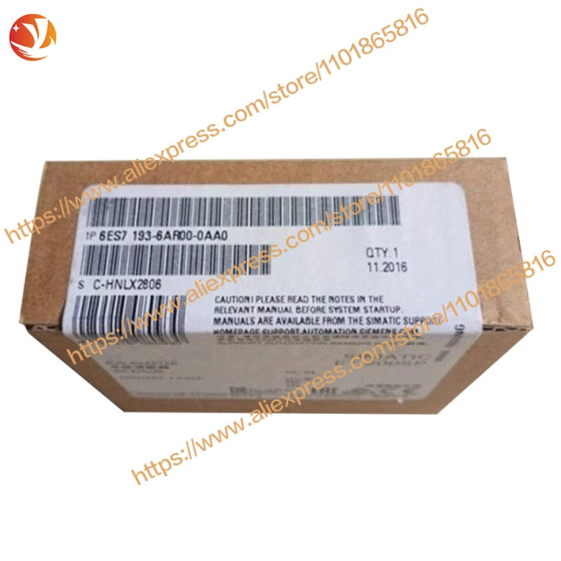 오리지널 6ES7 193-6AR00-0AA0 6ES7193-6AR00-0AA0 만