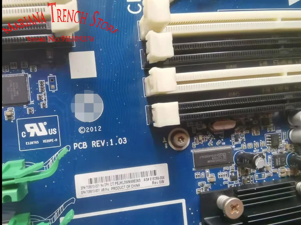 hp호환 Z820 타워 PC 마더보드 REV1.03 708610-001 618266-004