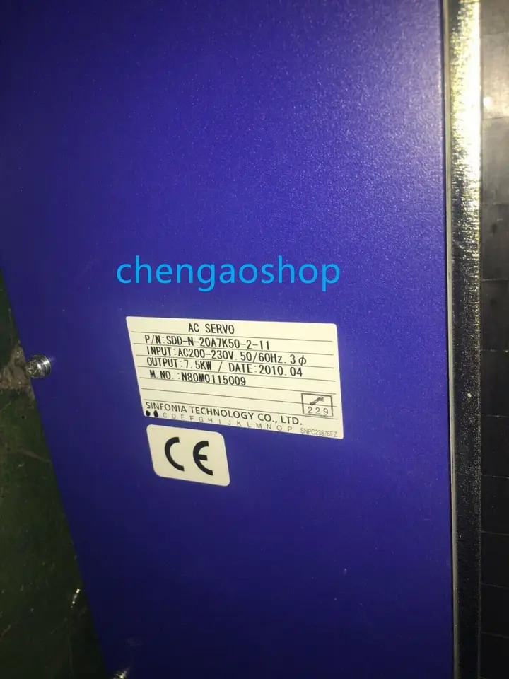 리퍼 SDD-N-20A7K50-2-11 90 일 U497C YG