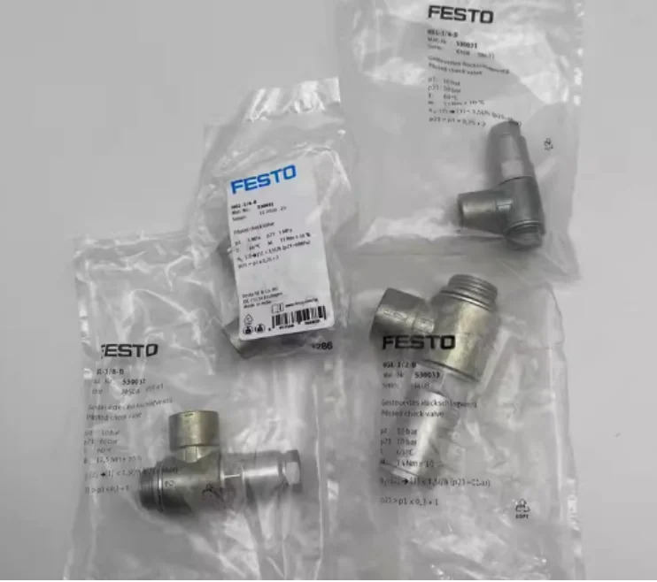 오리지널 FESTO 체크밸브 530032-HGL-3/8-B 530033-HGL-1/2-B 신