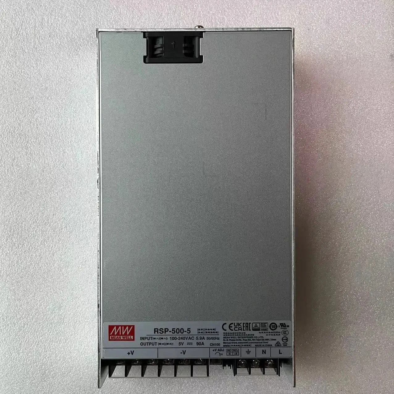 MEAN WELL RSP-500 RSP-500-5 5V 90A 500W 단일 출력 전원공급장치