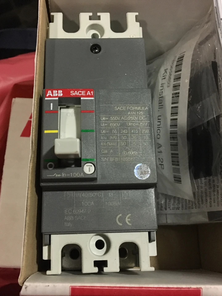 ABB 포뮬러 몰드 케이스 회로차단기 A1N125 TMF 100-1000 2P F 신