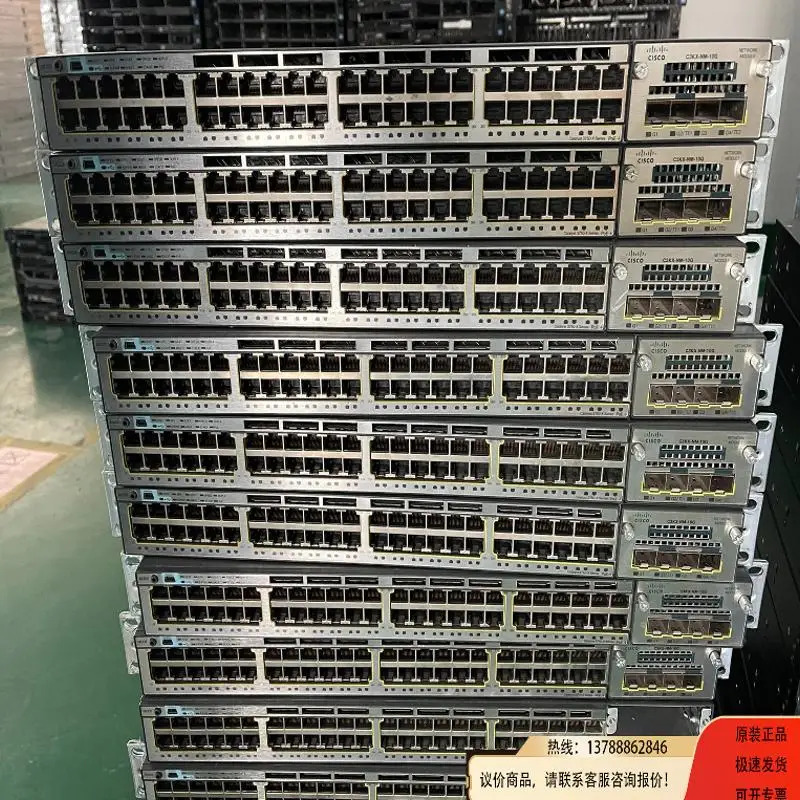 시스코 WS-C3750X-48P-S 48 포트 기가비트