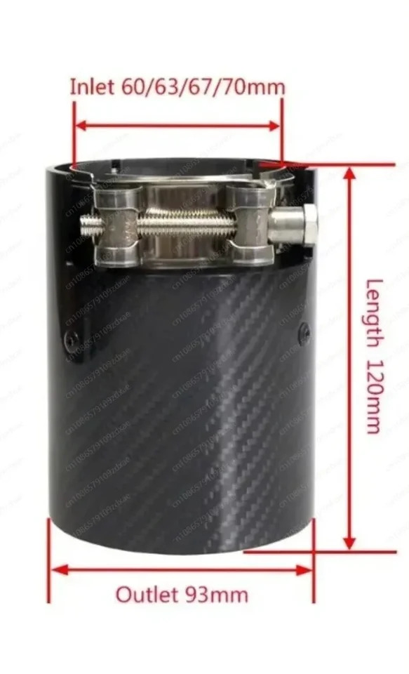 블랙 탄소 섬유 배기 팁 머플러 M 퍼포먼스 파이프 M2 F87 M3 F80 M4 F82 F83 M5 F10 M6 F12 F13