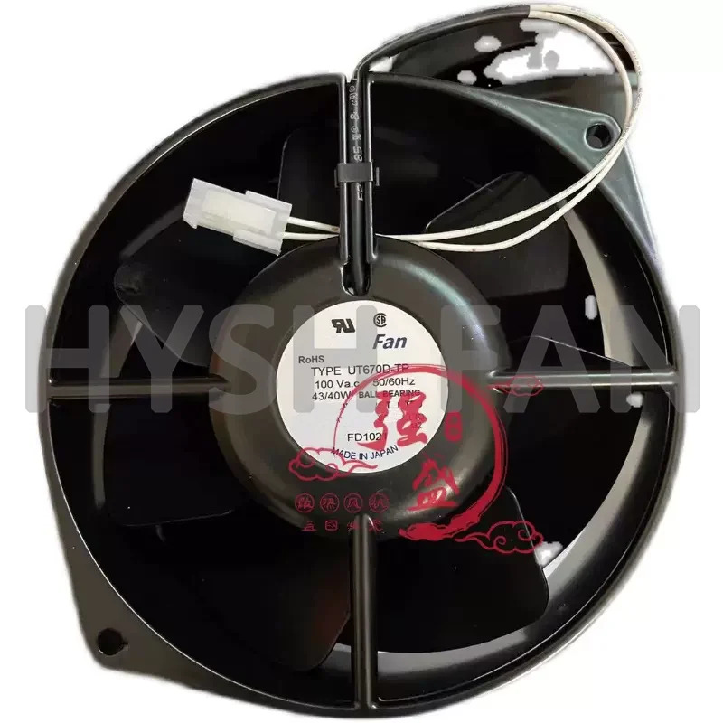 UT670D-TP 오리지널 냉각팬 고온 내성 100V 43 W 40W 1 7055 신